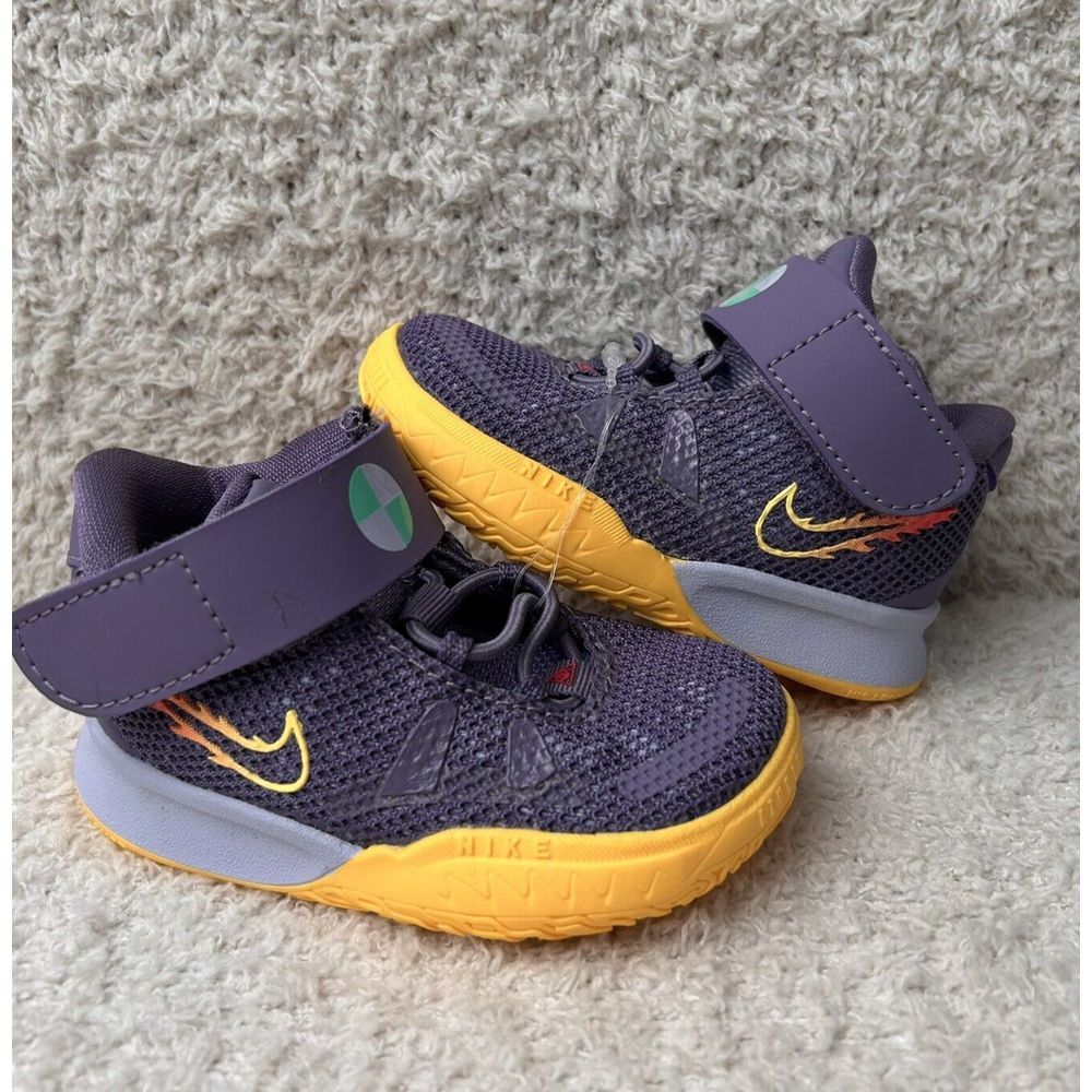 Nike Shoes Toddler 3C Kyrie 7 Daybreak Basketball Fire Swoosh Sneaker CT4980-500